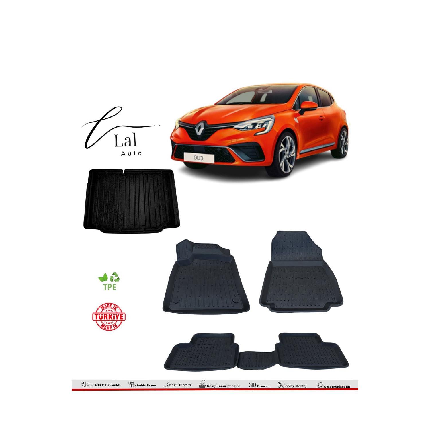 

Renault Clio 5 3d Коврик для бассейна Комплект для бассейна в багажник