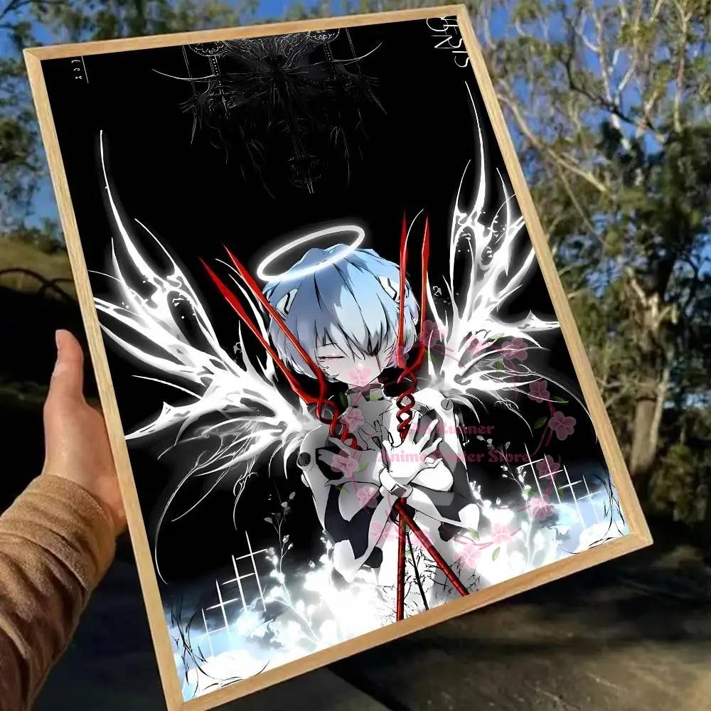 G-Genesis 1Pc N-Neons E-Evangelion Poster Self-Adhesive Art Waterproof Paper Sticker Coffee House Bar Room Wall Decor