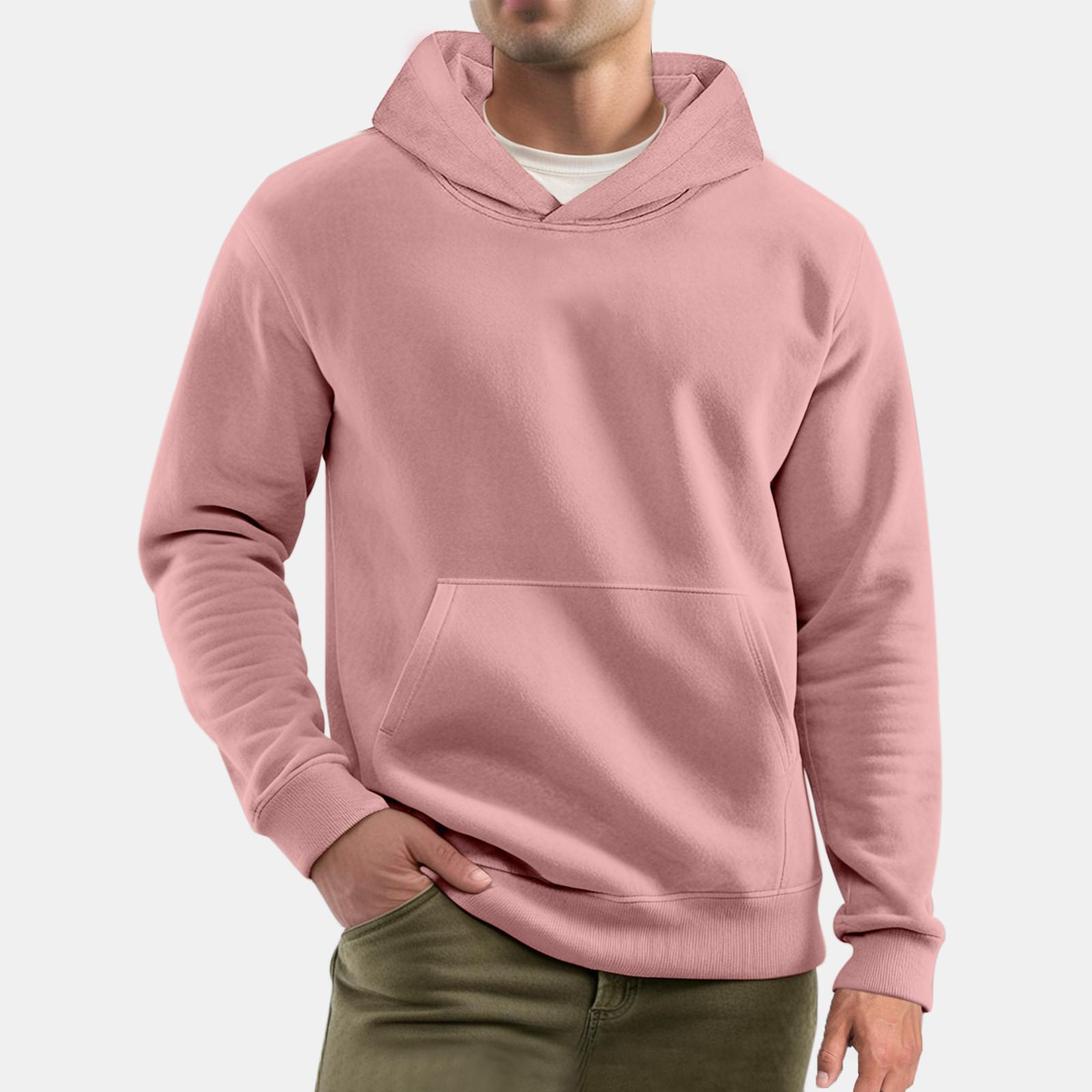 

Спортивный костюм с капюшоном, унисекс, одежда для бега, пуловер с длинными рукавами, толстовка с капюшоном XXXL розовый