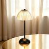 Crystal Retro Bedside Lamp - Luxury Rechargeable Night Light for Master Bedroom