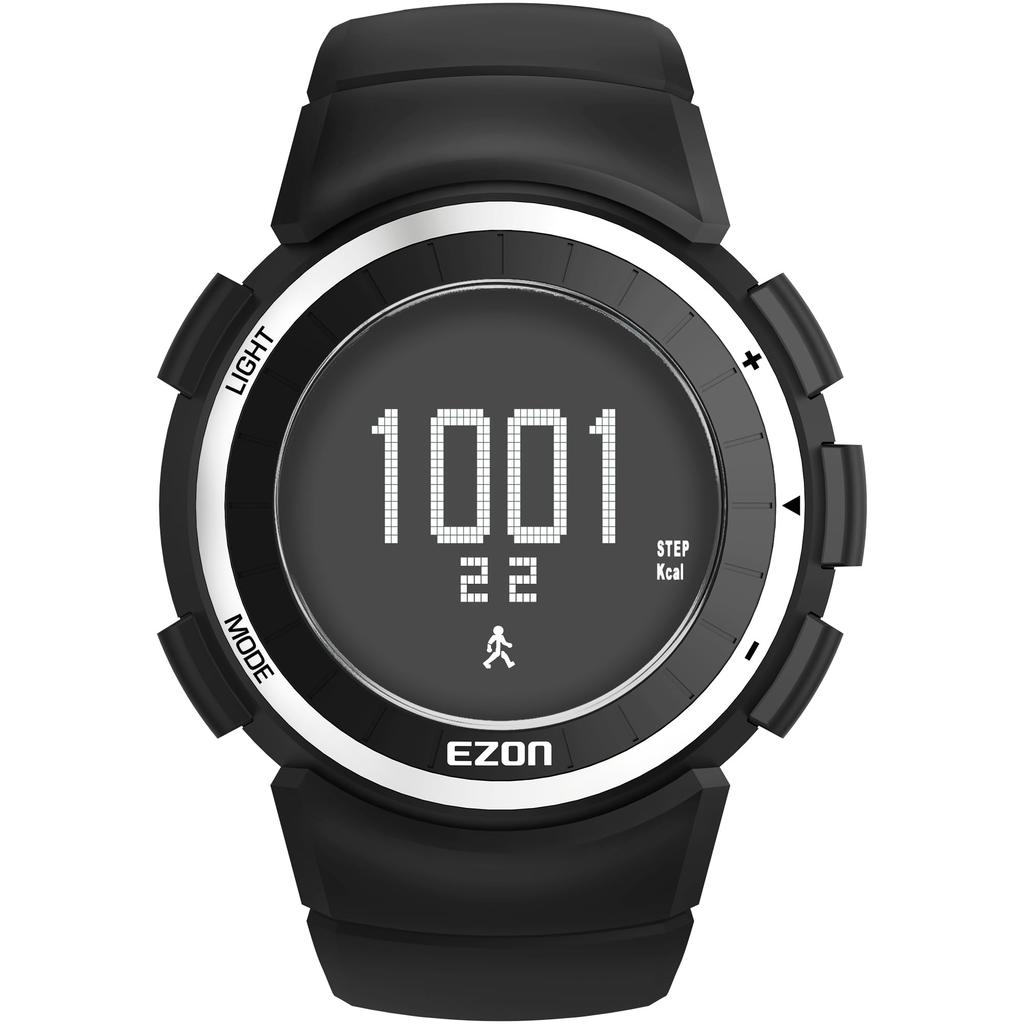 EZON T029B01 Running Sports Watch with Distance IP67 Waterproof and Large Display Men's Watch, Measurement, Pedometer, Lightweight, Dustproof,