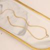 Euro-American Cross-border Jewelry, Fashion Stainless Steel Necklace, Unique Heart Clavicle Chain, Elegant Trendy Neck Ornament