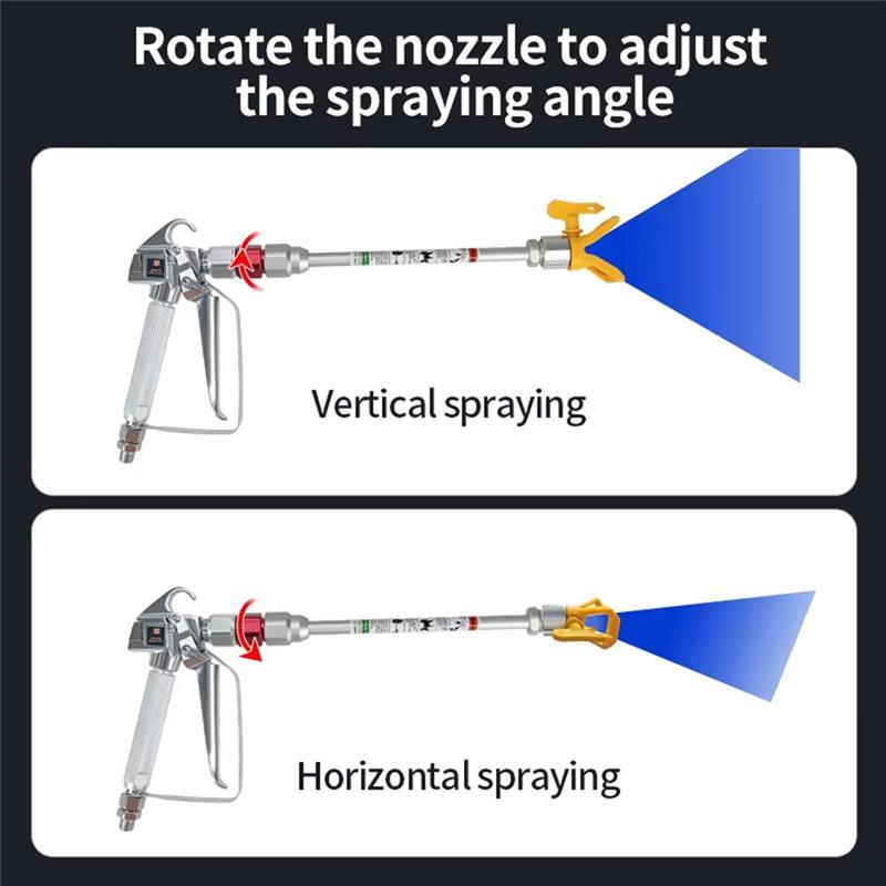 AT19-Airless Spraying Fan 360° Rotation Pivot Joint For Airless Paint Sprayers- Accessories& Attachment Adapter Adaptor