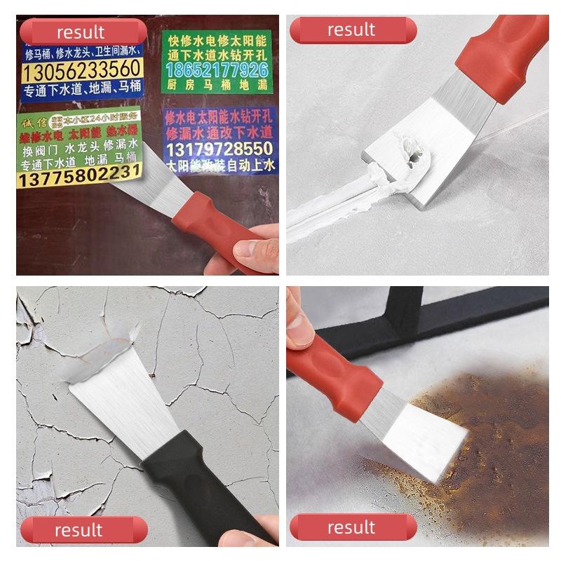 Stainless Steel Putty Knife Scraper Shovel Cleaning Scraper Paint Tools Refrigerator Defrosting Labels Glass Cleaning Shovel