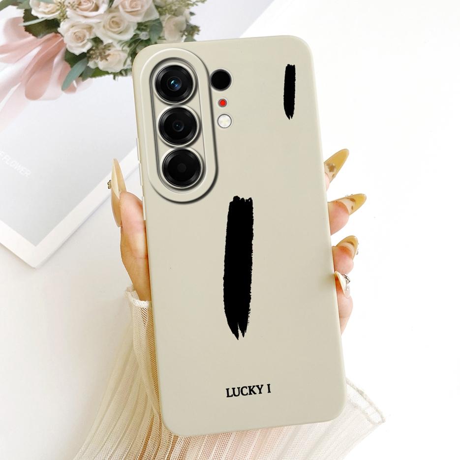 Pro Tecno Camon 50 4G Pouzdro CN5 Roztomilé kryty s lucky písmeny Nárazuvzdorné pouzdro na telefon Pro Tecno Camon 50 Pro 4G CN5c Camon50 Měkké Fundas