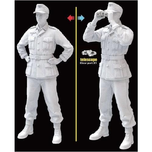 Freedom Model Kit 1/16 German Sd.Kfz.302 Goliath Light Explosive Transport Vehicle and Cart Set with German Soldier Observation Figure, 1944, Plastic