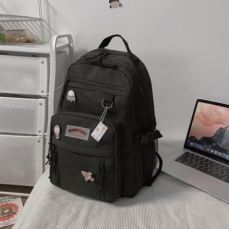 Korean Cartoon Schoolbag for Girls: Stylish Backpack for Elementary to High School Students