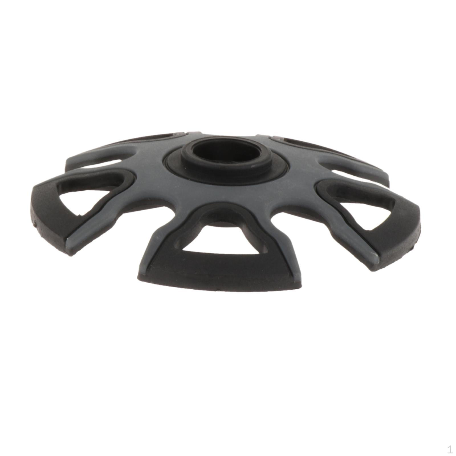 

Trekking Poles Snow Basket ,Ski Pole Baskets Round Snowflake Basket, Outer Diameter 9cm Replacement сірий колір