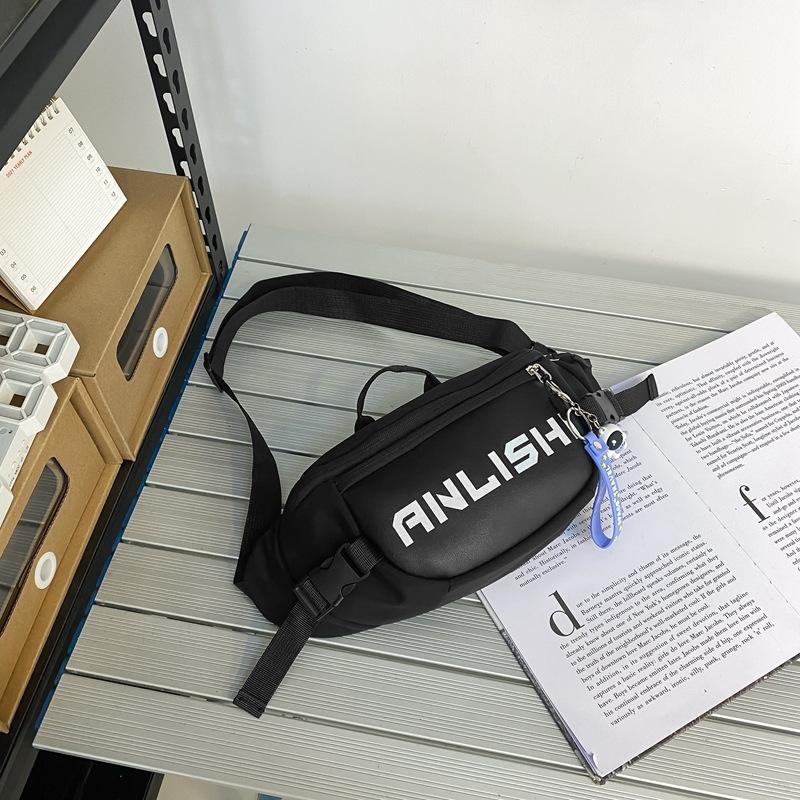Küçük Tasarım Sense ile Erkekler için Yeni Crossbody Çanta Kız Öğrenciler için Doğa Sporları Bel Çantası Bir Omuz Çantası Moda Cep Göğüs Çantası