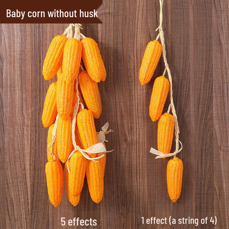 Farmhouse Veggie & Fruit Skewers with Corn, Chili, Garlic, and Peanuts - Perfect for Restaurant Decor