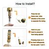 For Seastar Hydraulic Steering System Bleeder Filler Hose Boat Bleed Kit 2Pcs