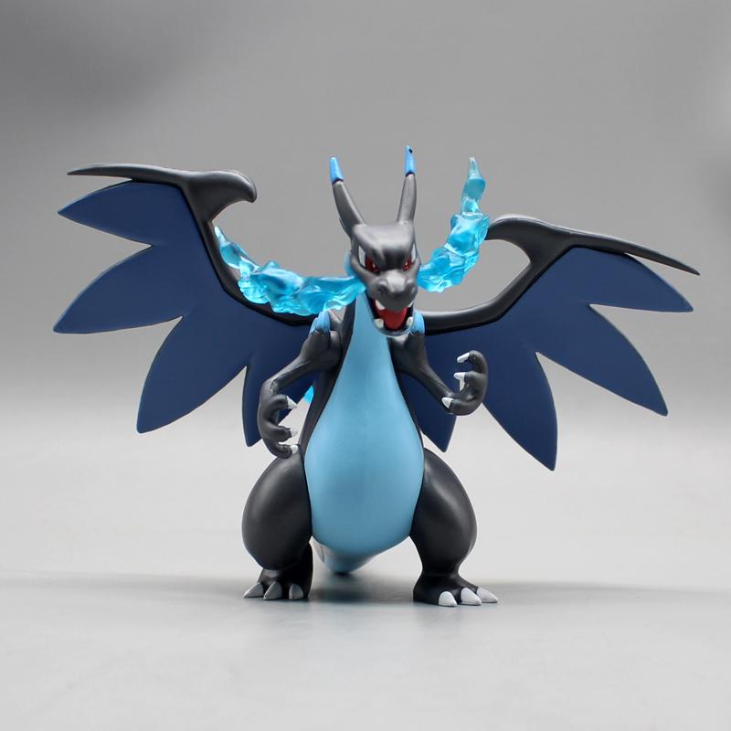 10cm Charizard Figures Pokemon Anime Figure Super Charizard X Black Figurine Pvc Statue Model Doll Collection Room Decor Toys