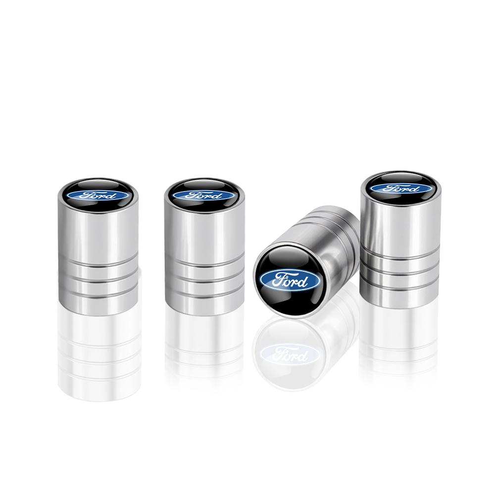 4Pcs Car Wheel Tire Valve Cap Tyre Rim Stem Cover Truck Accessory For Ford Ranger Focus Kuga Mustang S-MAX Mondeo Fusion Fiest knsh65