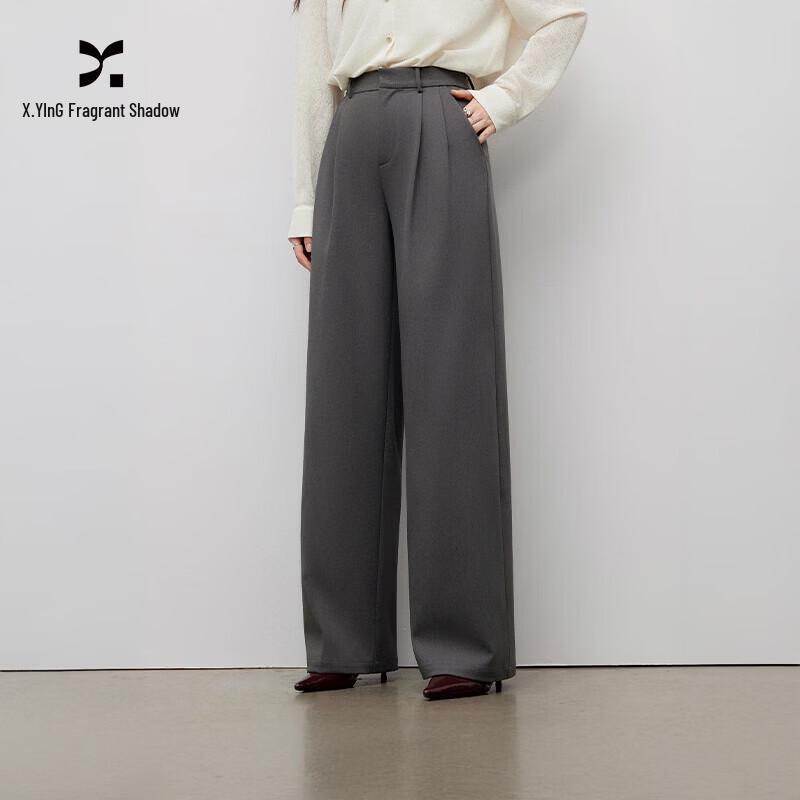 Pantaloni da completo a vita alta a gamba larga da donna Xiangying