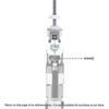 Metal Shaft Link Rod Vibrating Tip Replacement for Philips Sonicare 6 Series 9 Series HX6970 HX936 Electric Toothbrush