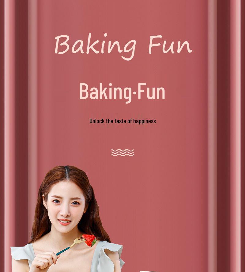 12L Multifunctional Mini Electric Oven with Mirror Finish