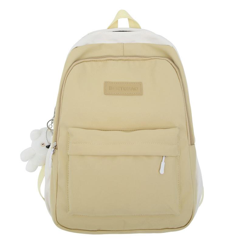 Middle school student schoolbag female junior high school student high school student simple backpack 2025 new summer college student backpack femal