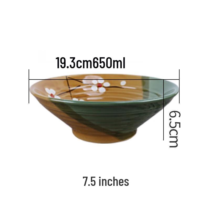 Chinese Style Ceramic Noodle Bowl