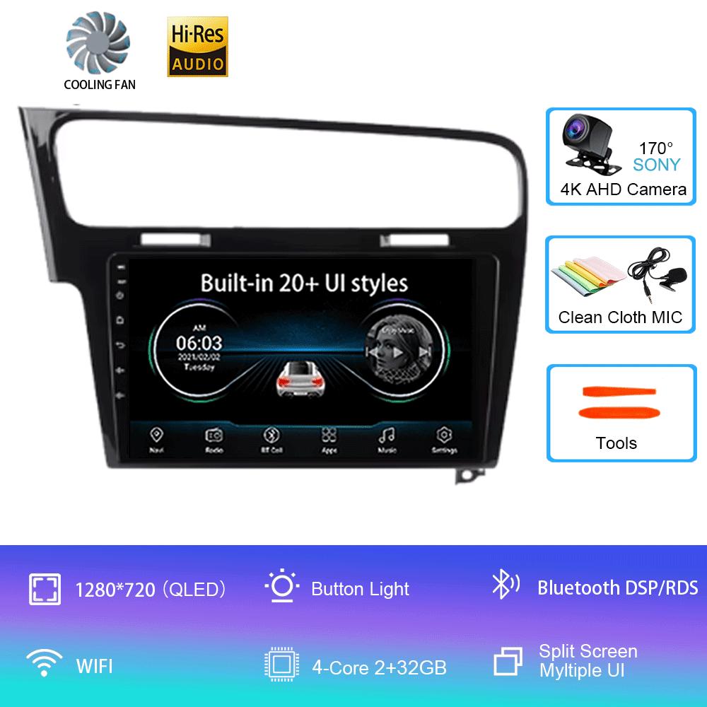 

Для Volkswagen VW Golf 7 MK7 GTI 2011 - 2021 Автомобильное радио CarPlay экран HD Мультимедиа Android 14 GPS Стерео Новый Видеоплеер CHINA