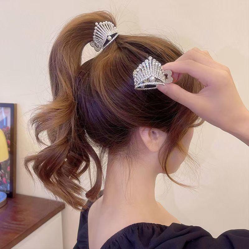 High-Grade Metal Shark Claw Clip - Irregular Style Ponytail Hair Clip for Girls