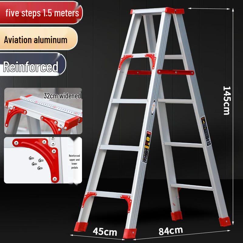 Ally Aluminum Alloy A-Frame Folding Ladder