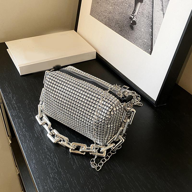 

Bling Diamond Design Маленькие сумки-мессенджеры через плечо для женщин Летние трендовые роскошные модные дорожные сумки через плечо кошельки