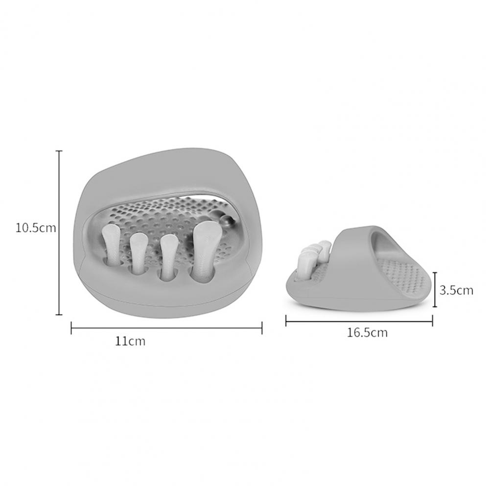 1 Paar Schlankheitsslipper Überlappender Zehenspreizer Sommer Weiche EVA Indoor Zuhause Haus Massage-Slipper Herren Damen Beinschlankung Hal