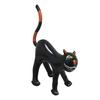 Inflatable Black Cat Halloween Decoration Leak-Proof Inflatable Cat Blow-up Standing Cat Ornament for Home Indoor Yard Garden Decoration
