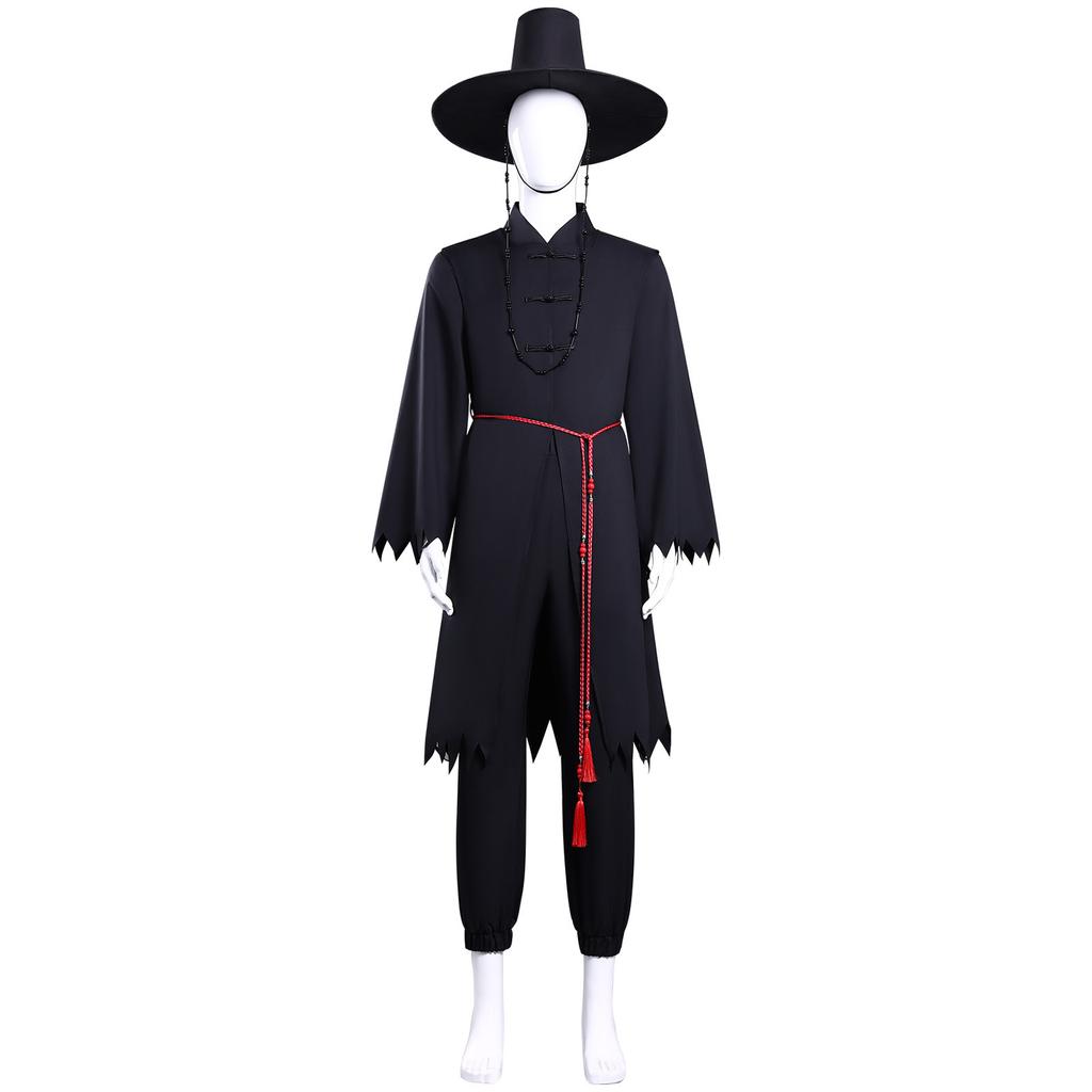 Saja Boy Cosplay Anime Movie Demon Hunter Jinu Group Singing Korea Style Boy Band Idol Outfit Halloween Party Costumes