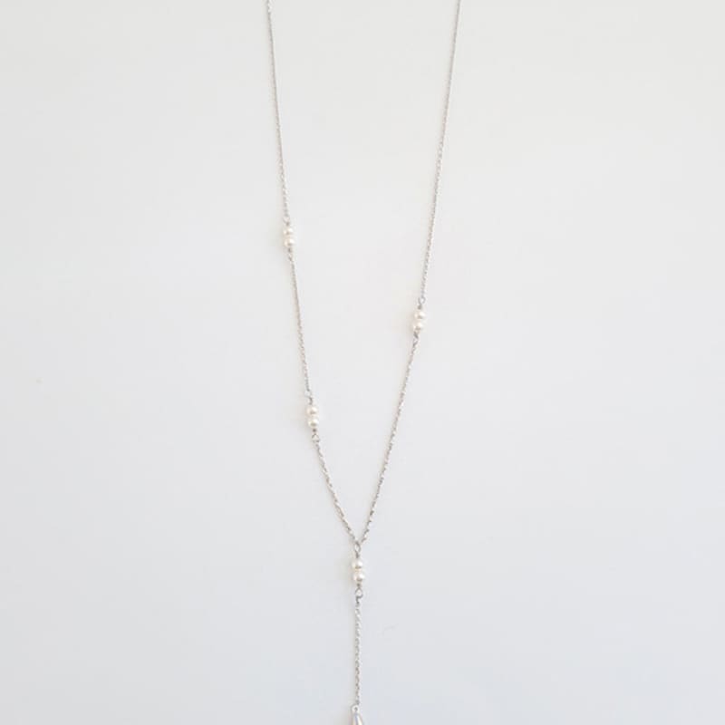 BSWAN 25SS Y Double Pearl_Necklace