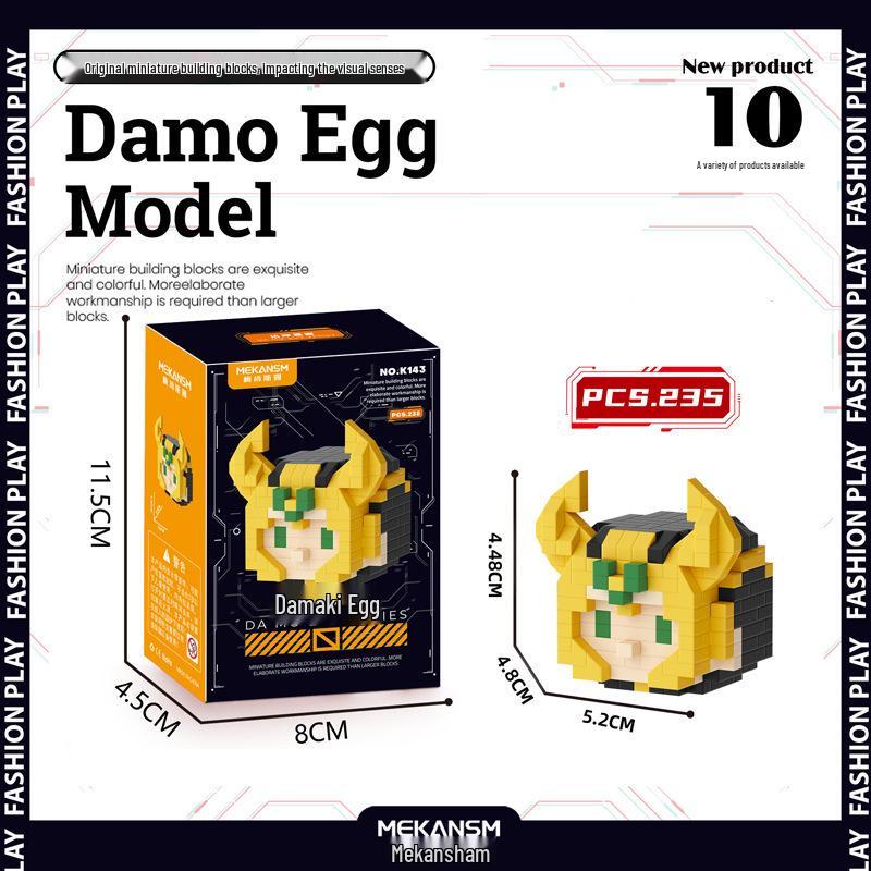 Zodiac Dragon Year Micro-Particle Building Blocks Educational Toys for Children