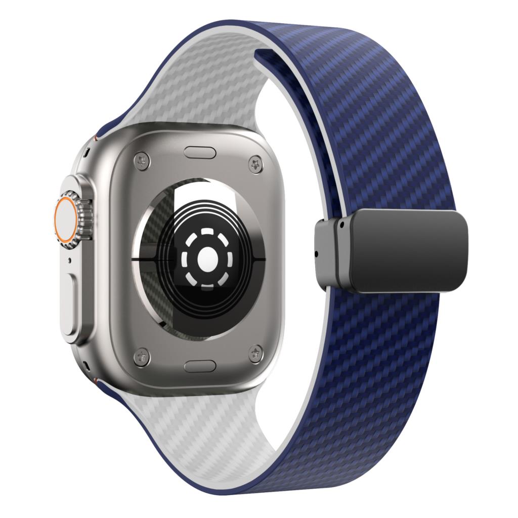 Magnetic band For Apple Watch Straps 44mm 45mm 41mm 40mm 46mm Silicone Bracelet Loop iWatch series 10 9 8 7 6 SE 3 Ultra 2 49mm