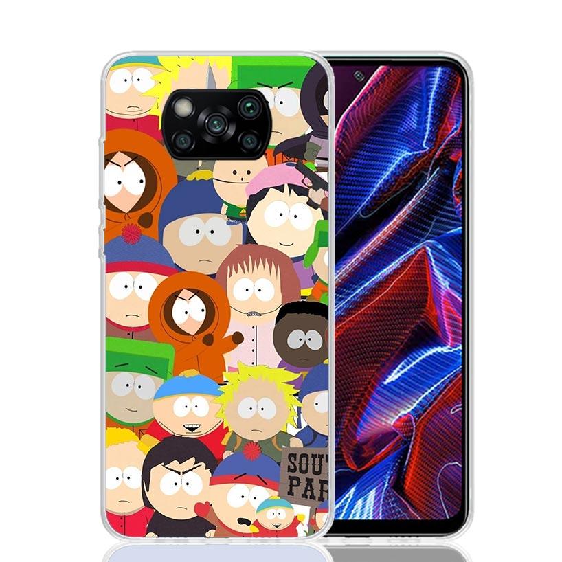 

Cartoon S-South P-Parkes Phone Case For Xiaomi Poco F7 Ultra X7 X6 Pro X5 Redmi 15 15C 13 13C 12 12C 10 10A 10C 9 9A 9C 9T Shell Redmi 9