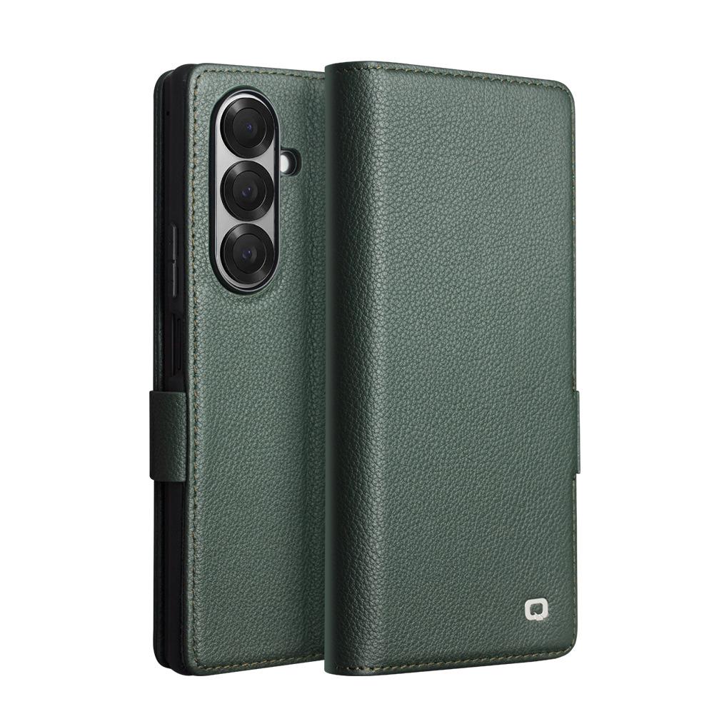 Étui à rabat magnétique en cuir véritable Chali pour Samsung Galaxy Z Fold7