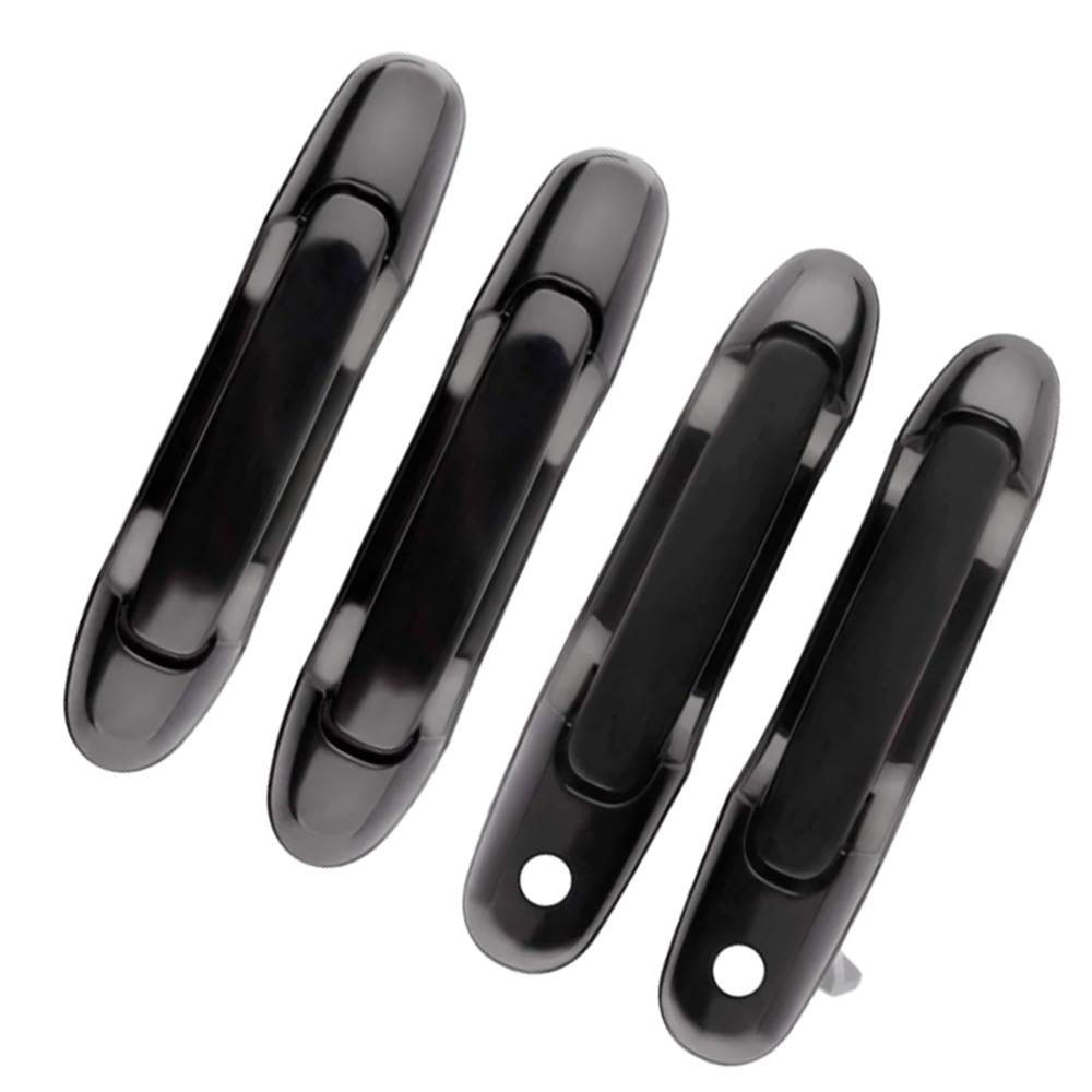 4Pcs Car Exterior Door Handle Front&Rear Outside Door Handle For Toyota Sienna 1999 2000 2001 2002 2003 69220-08010 69210-08010