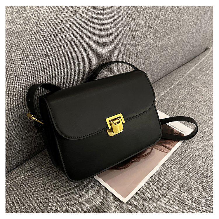 2024 Retro-Style Women's Small Square Commuter Shoulder Bag - Classic & Versatile