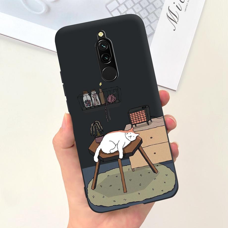 

Liquid Silicone Cute Case for Xiaomi Redmi 8 Capa Protective Back Cover For Redmi Note 8 Pro Note8Pro Note 8T Bumper Redmi8 Case Xiaomi Redmi 8