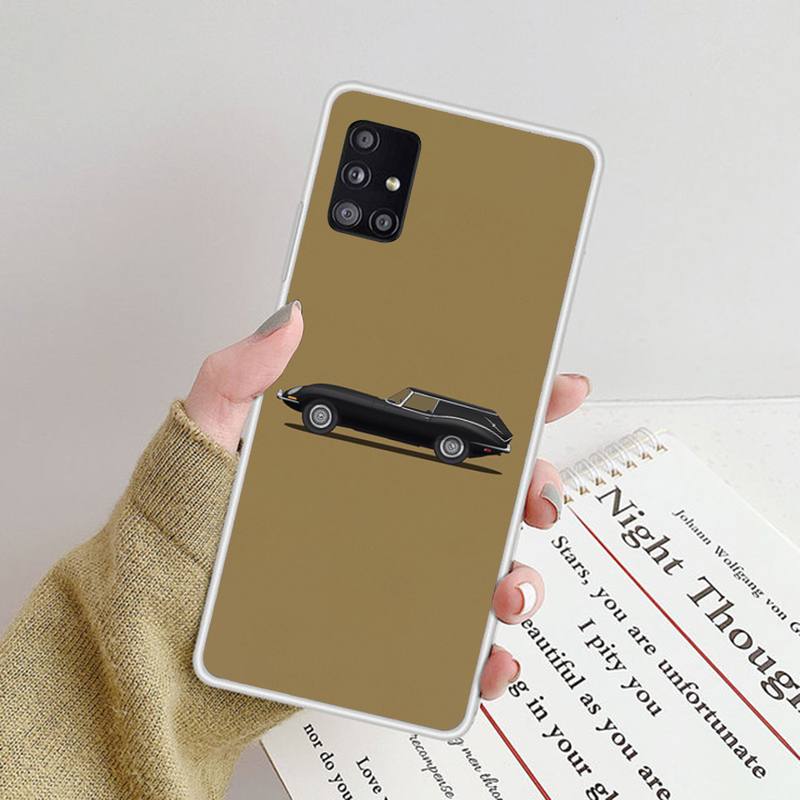 Cars And Films Phone Case For Samsung Galaxy S9 S10 Plus S10E S20FE A71 A51 A21S Clear Silicone Transparent Phone Cover