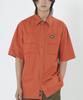 Jikun Big Pocket Utility Work Short Sleeve Shirt Gee245-104 Dark Orange