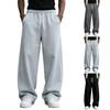 Pantaloni della tuta larghi a tinta unita da uomo Pantaloni della tuta casual alla moda da uomo