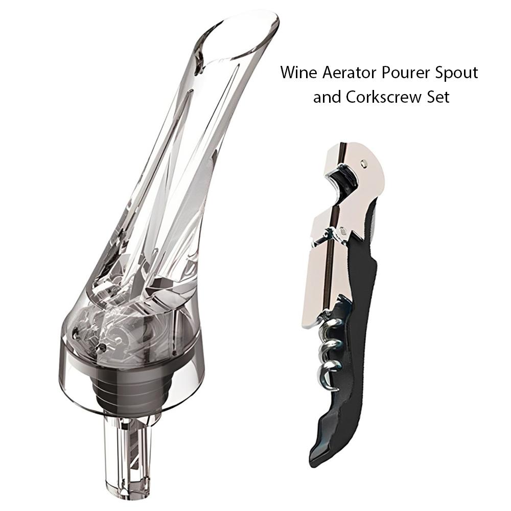 AIKARO gura de turnare aerator de vin cu tirbușon