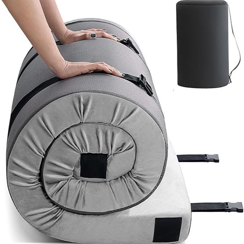 

Портативный спальный коврик из пены с эффектом памяти, сворачиваемый кемпинговый коврик, одноместный, легкий, противоскользящий, дорожный наматрасник для дома и улицы 97*191*8cm