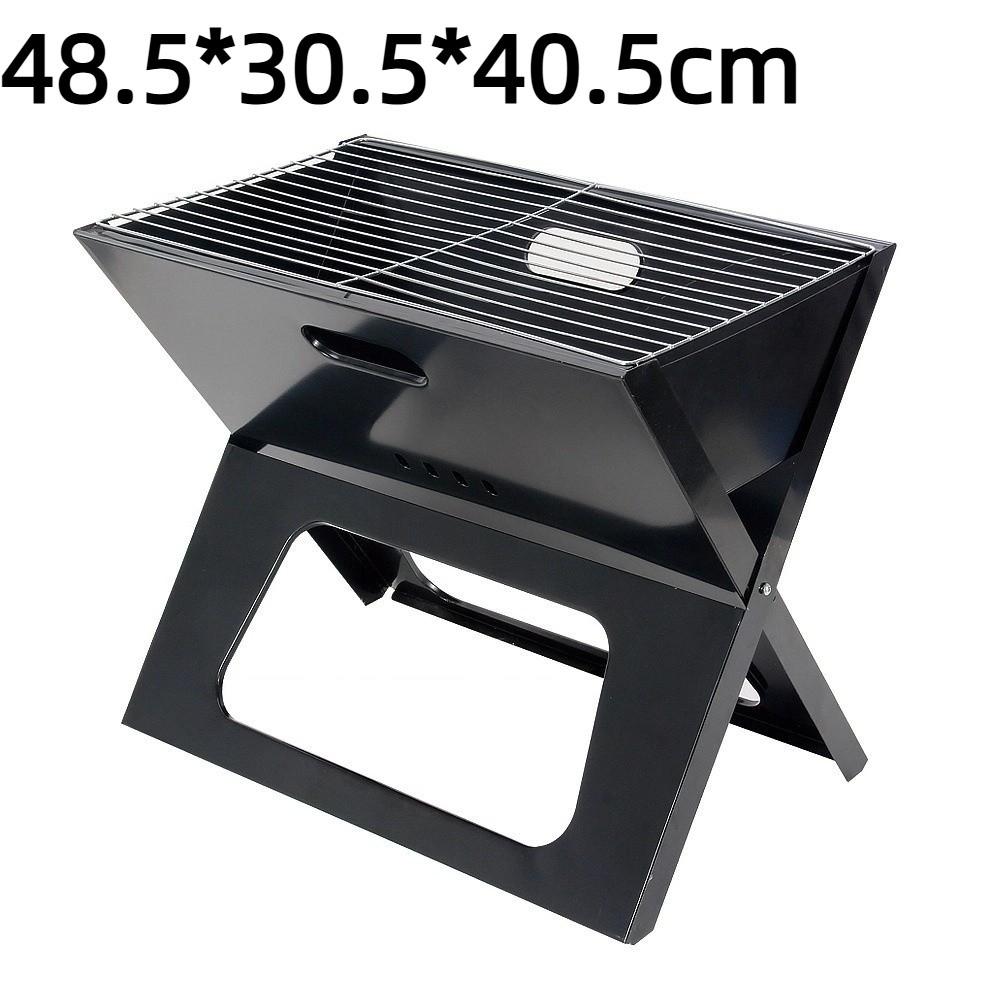 

Portable X Shaped Notebook BBQ Grill Foldable BBQ Tool Kit BBQ Stove Easy To Clean BBQ Charcoal Grill Camping Picnic