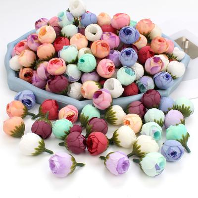 Künstliche Blume Seidenrose Hochzeit Garten Festival Party Kranz Kopfschmuck DIY Geschenk Zuhause Vase Scrapbook Brautdeko Kunstblume