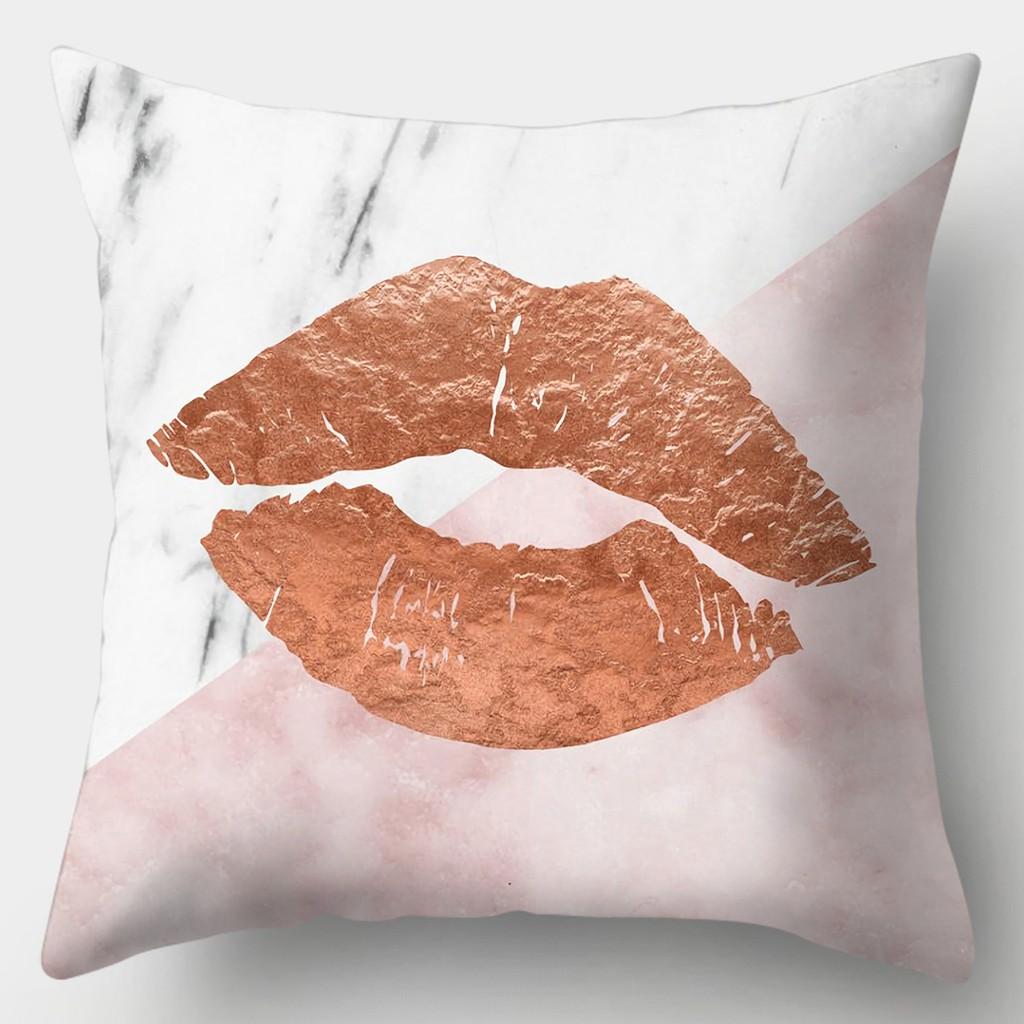 Pink Series Pillowcase 45cmX45cm Square Sofa Pillow Cover Rose Cushion cover