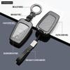 Carbon-Stil ABS + TPU Auto Schlüsselhülle Abdeckung Anhänger Schlüsselanhänger für Toyota Prius Camry Corolla C-HR CHR RAV4 Cruiser Prado Altis