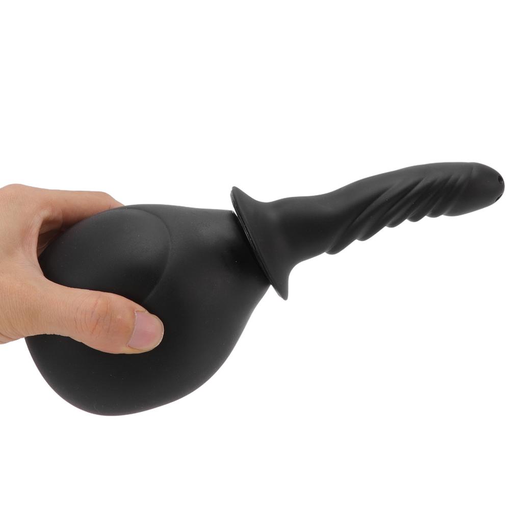 Silicone Spherical Enema Bulb Kit Anal Douche Enema Cleaner Kit Portable Enema Bag Large