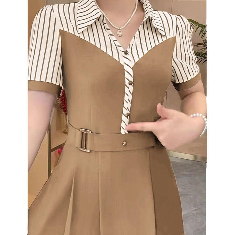 

Популярная юбка Высококлассное платье средней длины Летнее платье для молодой мамы Новая комбинированная приталенная женская юбка S хаки