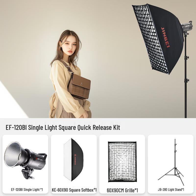 JINBEI Portable AC/DC LED Photography & Live Streaming Fill Light