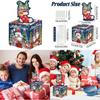 Box With Money Paper Material Gift Box Christmas Decoration Atmosphere Prop